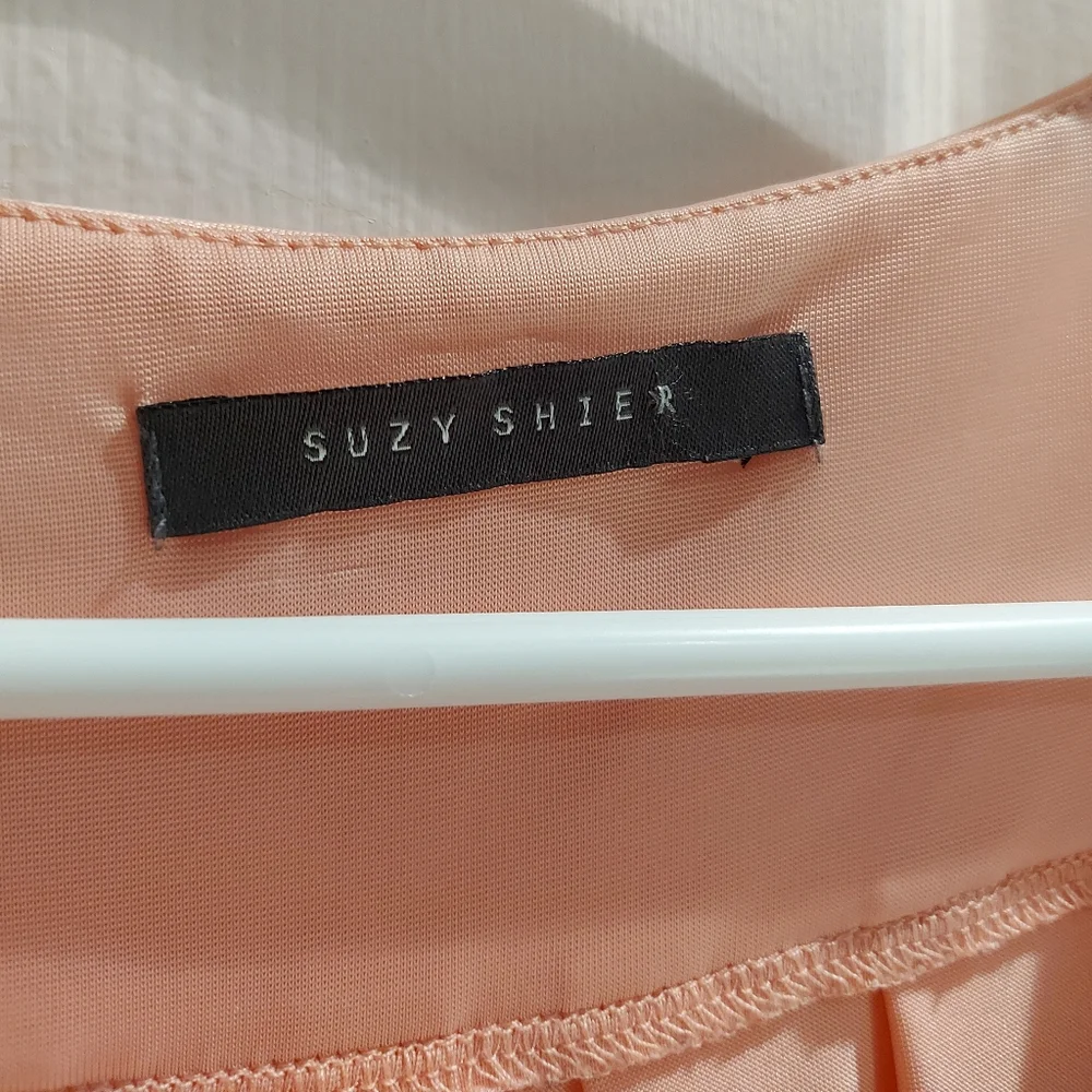 Suzy Shier | Draped Sleeveless Top - Picture 3 of 7